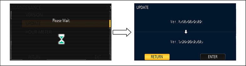 Panasonic DVX200 firmware upgrade