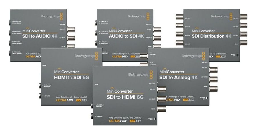 Mini Converter SDI Distribution 4K – La serie Mini Converter 6G