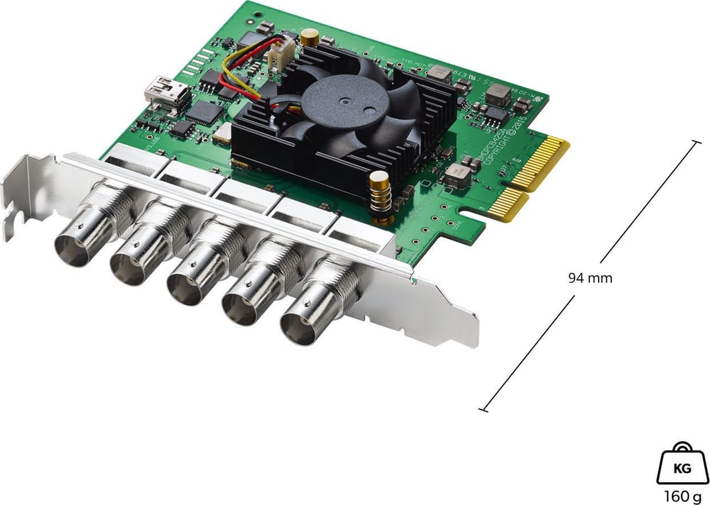 DeckLink Duo 2 – Dimensiones e instalación