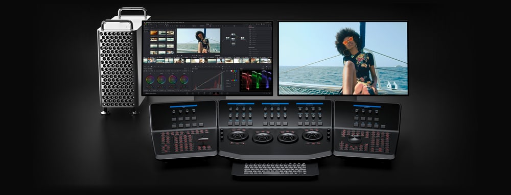 DaVinci Resolve Advanced Panel – Tres paneles unidos de forma ergonómica