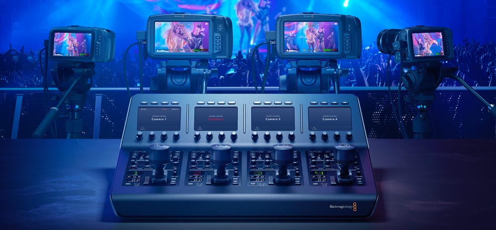 ATEM Camera Control Panel – Hasta cuatro cámaras desde un panel