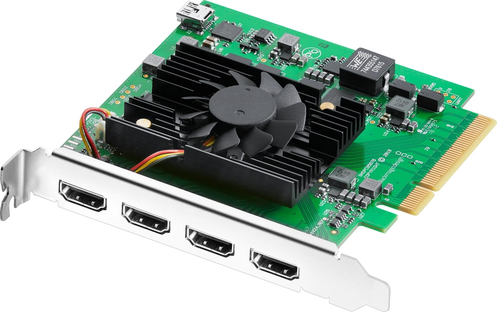 DeckLink Quad HDMI Recorder – Cuatro tarjetas de captura configurables en una